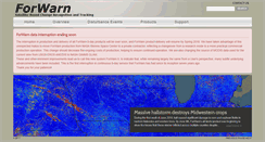 Desktop Screenshot of forwarn.forestthreats.org